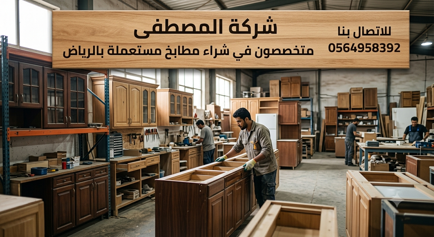 شركة المصطفى | متخصصون في شراء مطابخ مستعملة بالرياض | للإتصال بنا 0564958392