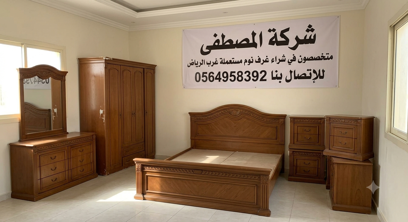 شركة المصطفى | متخصصون في شراء غرف نوم مستعملة غرب الرياض | للإتصال بنا 0564958392